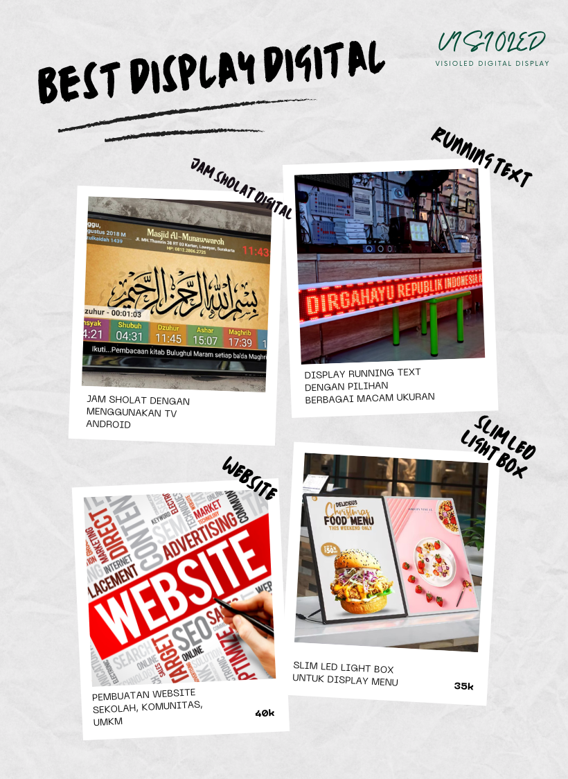 Best display digital 1